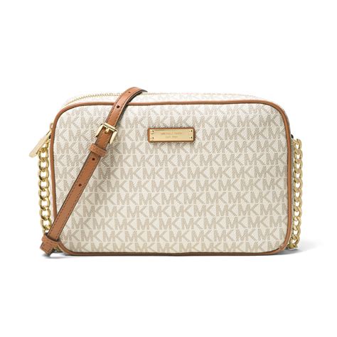 michael kors logo jet set east-west crossbody|Michael Kors jet set collection.